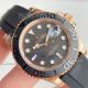 Noob Rolex Yachtmaster Rose Gold Black Rubber Strap Swiss Replica Watch 40mm (3)_th.jpg